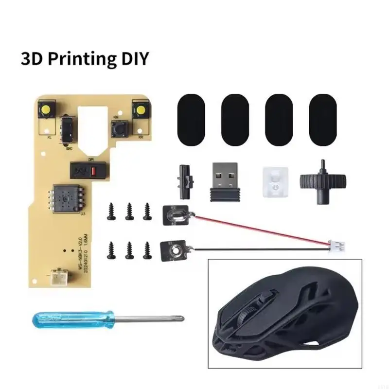 

Для лаборатории DIY 3D печать комплект беспроводной мыши модель компьютерная мышь компоненты аппаратное обеспечение мышь для 3D