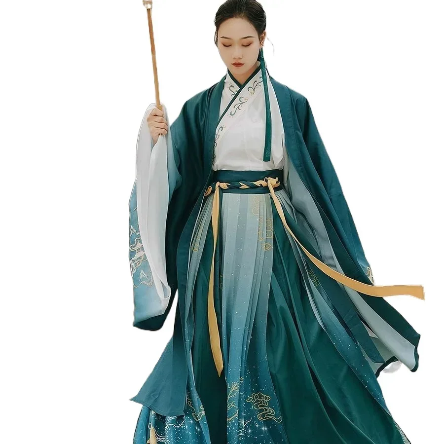 Large Siz Traditional Hanfu Dress Man Han Dynasty Costume Couple Chinese Ancient Swordsman Clothing Male Kimono Tang Suit