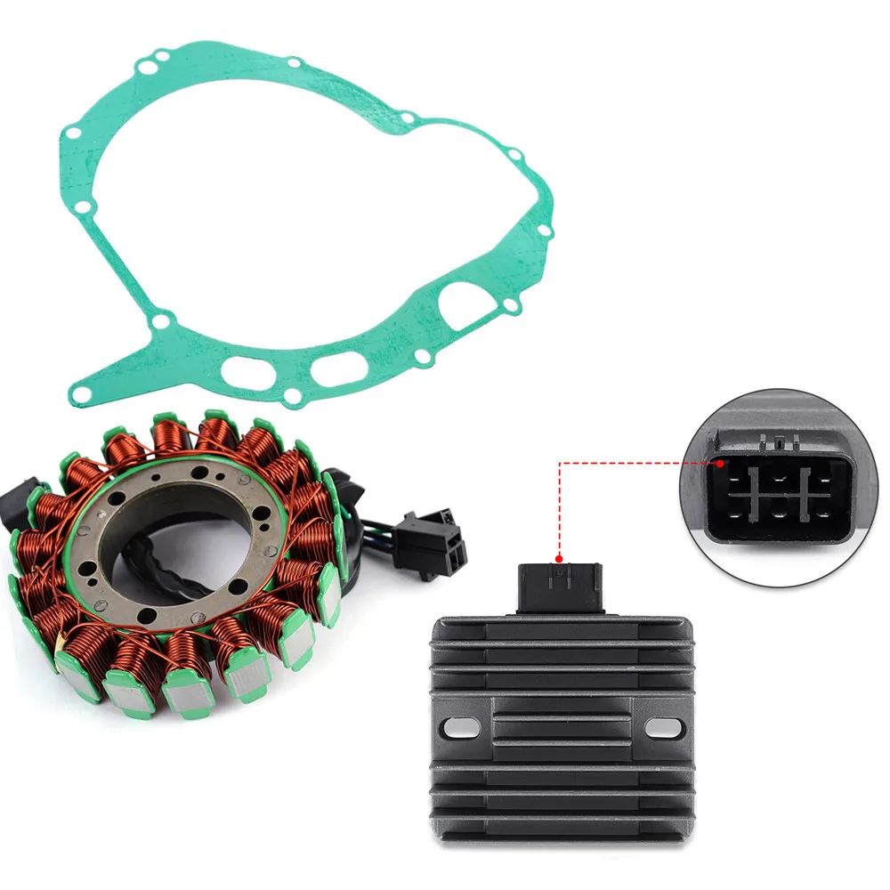 Generator Stator Coil & Rectifier Regulator & Gasket For Suzuki DL1000 V-Strom 2002 DL 1000 VStrom