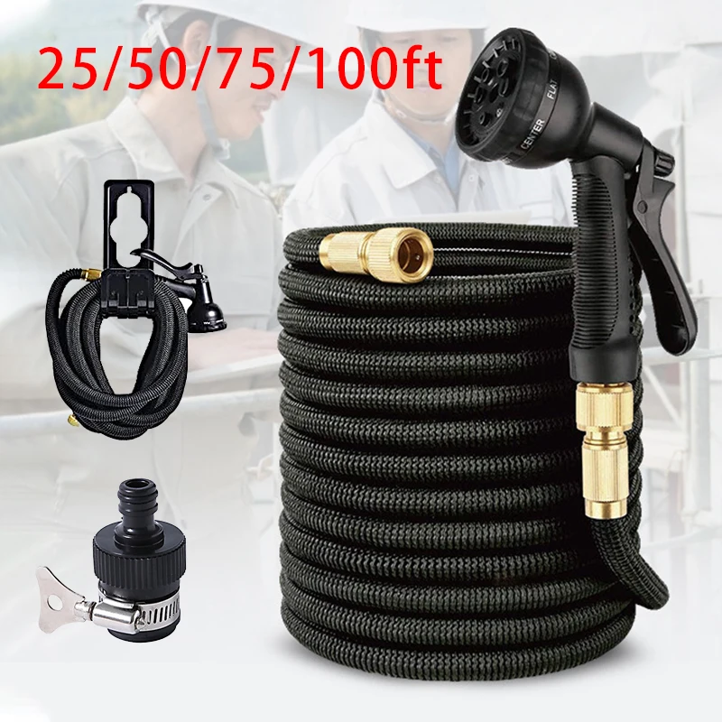 Garden Water Hose 3 Times Expandable Watering Hose High Pressure Flexible Car Wash Watering Garden Irrigation Magic Hose Pipe