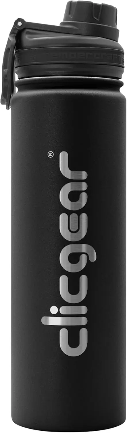 

Изолированная бутылка для воды для гольфа из нержавеющей стали — 22 унции, вакуумная герметичная спортивная крышка, герметичная спортивная крышка, холод 24 часа, без BPA