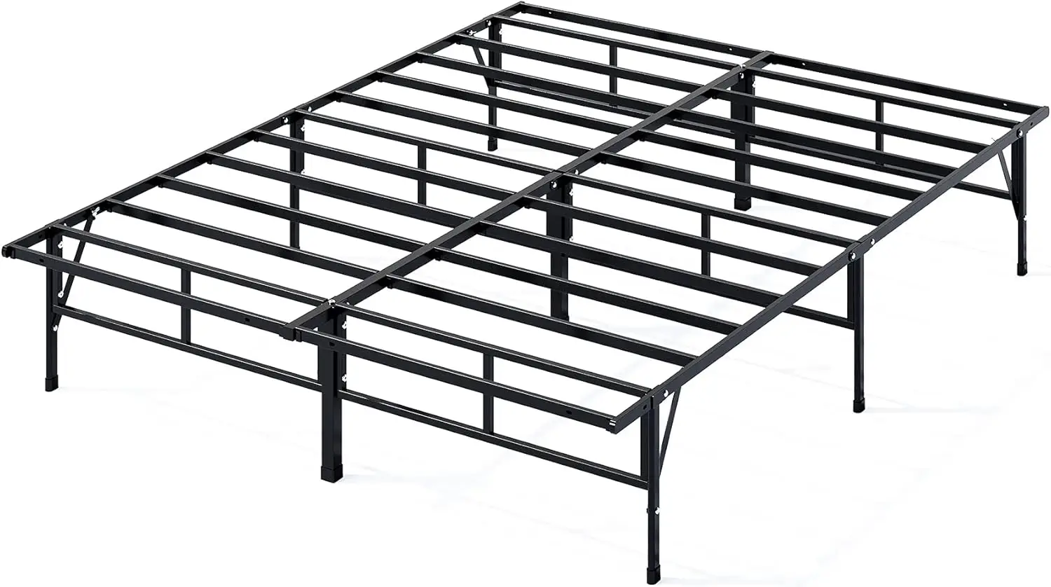 

ZINUS SmartBase Compack Mattress Foundation,14 Inch Metal Bed Frame,No Box Spring Needed,Sturdy Steel Slat Support,California Ki