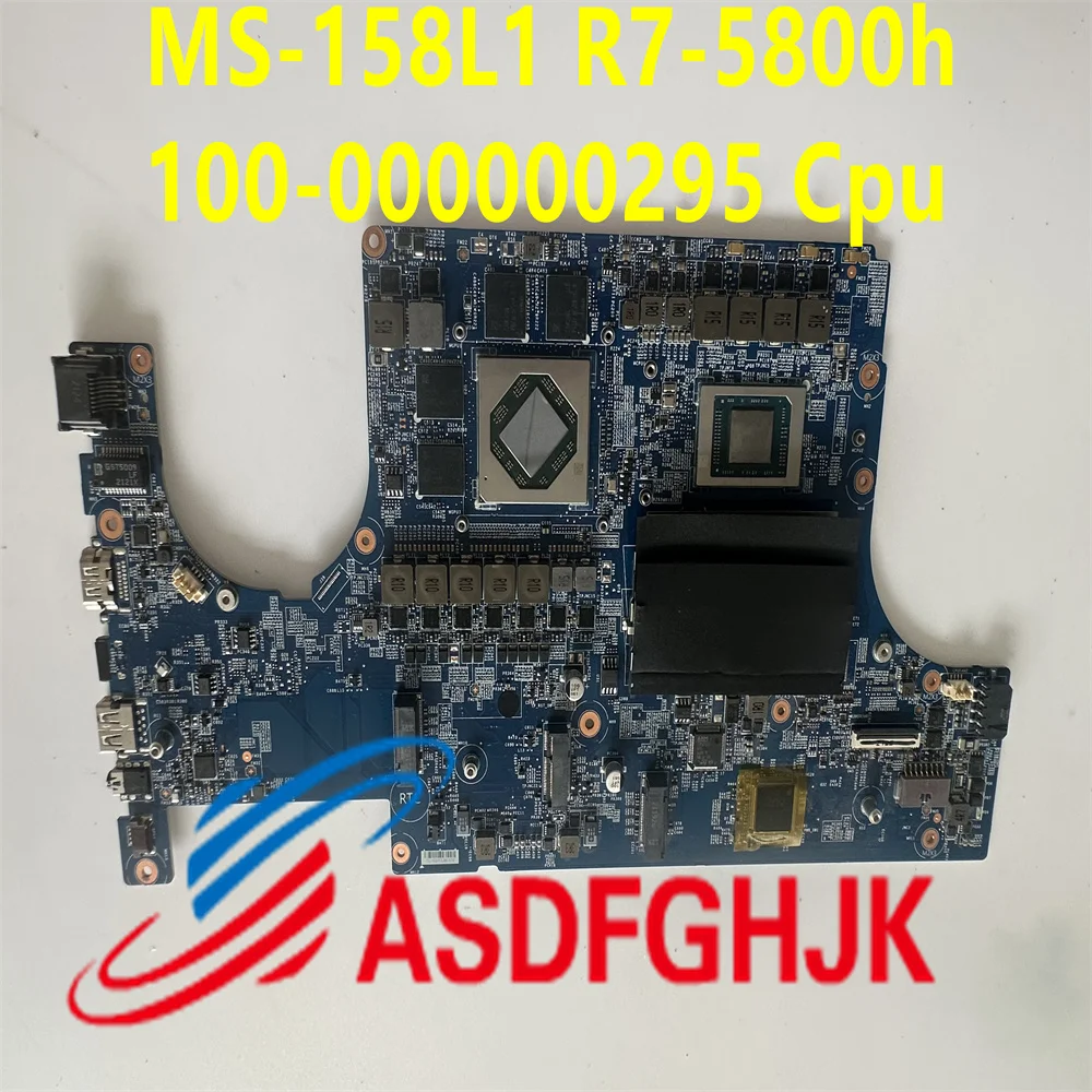 Original MS-158L1 for MSI, ALPHA 15 B5EEK MS-158L laptop motherboard, MS-158L1 VER1.0W R5-5600H, CPU/ R7-5800H CPU W6600 test OK