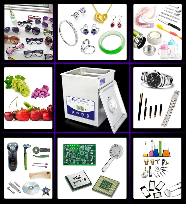 2л цифровой ультразвуковой очиститель ювелирных изделий, бытовой ультразвуковой очиститель для стеклянных ювелирных изделий, бритва, машина для очистки печатных плат