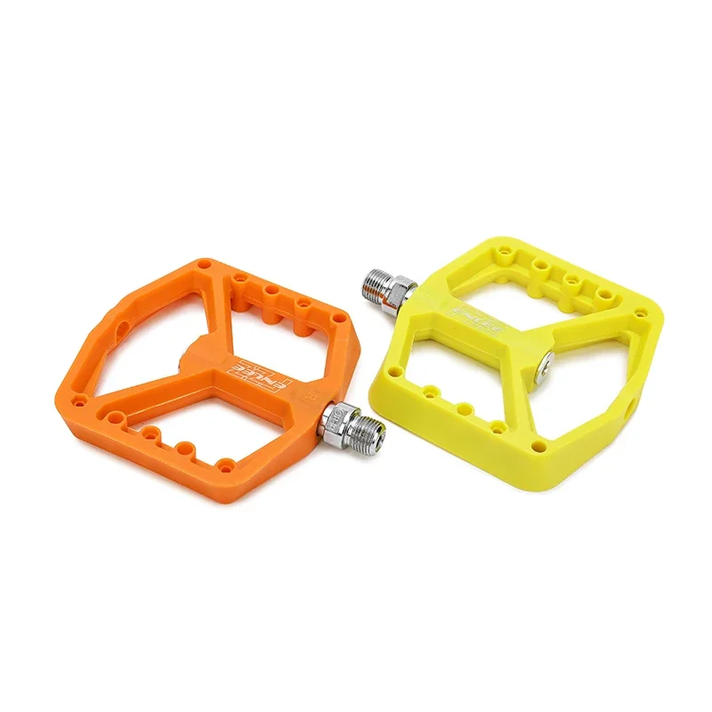 China Supplier ENLEE Colorful MTB/Road Flat Bike Pedals Oem Nylon fiber Mountain Bicycle Pedals