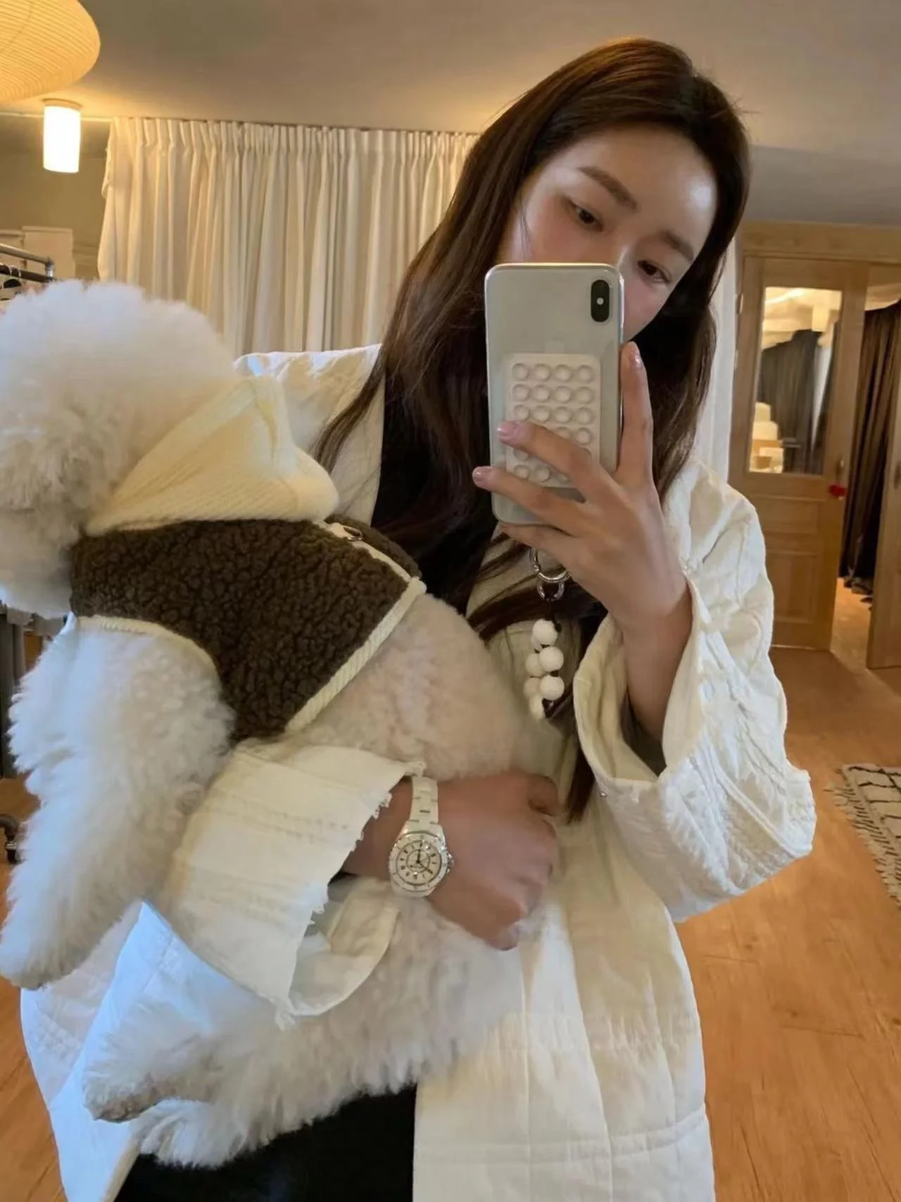 Южная Корея Instagram Han Suxi одинаковые Модные индивидуальные силиконовые присоски держатель для 15pro/14promax/13/12/11 мобильный телефон