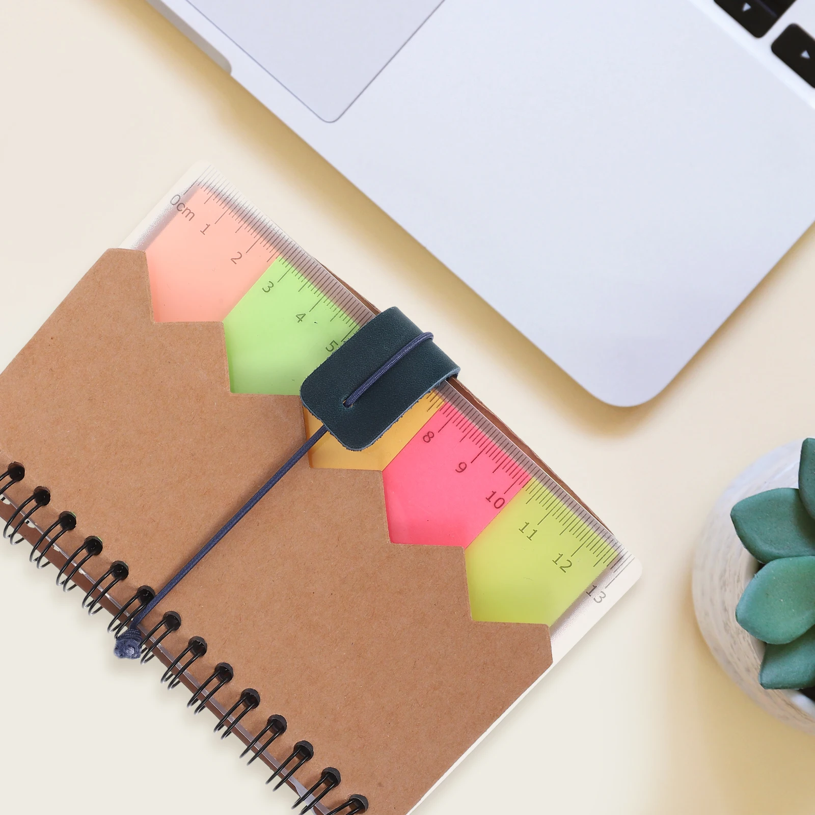 

4pcs Notebook Edge Protectors Elastic Cord Vintage Handmade Planner Accessories Travel Band Binding Inserts