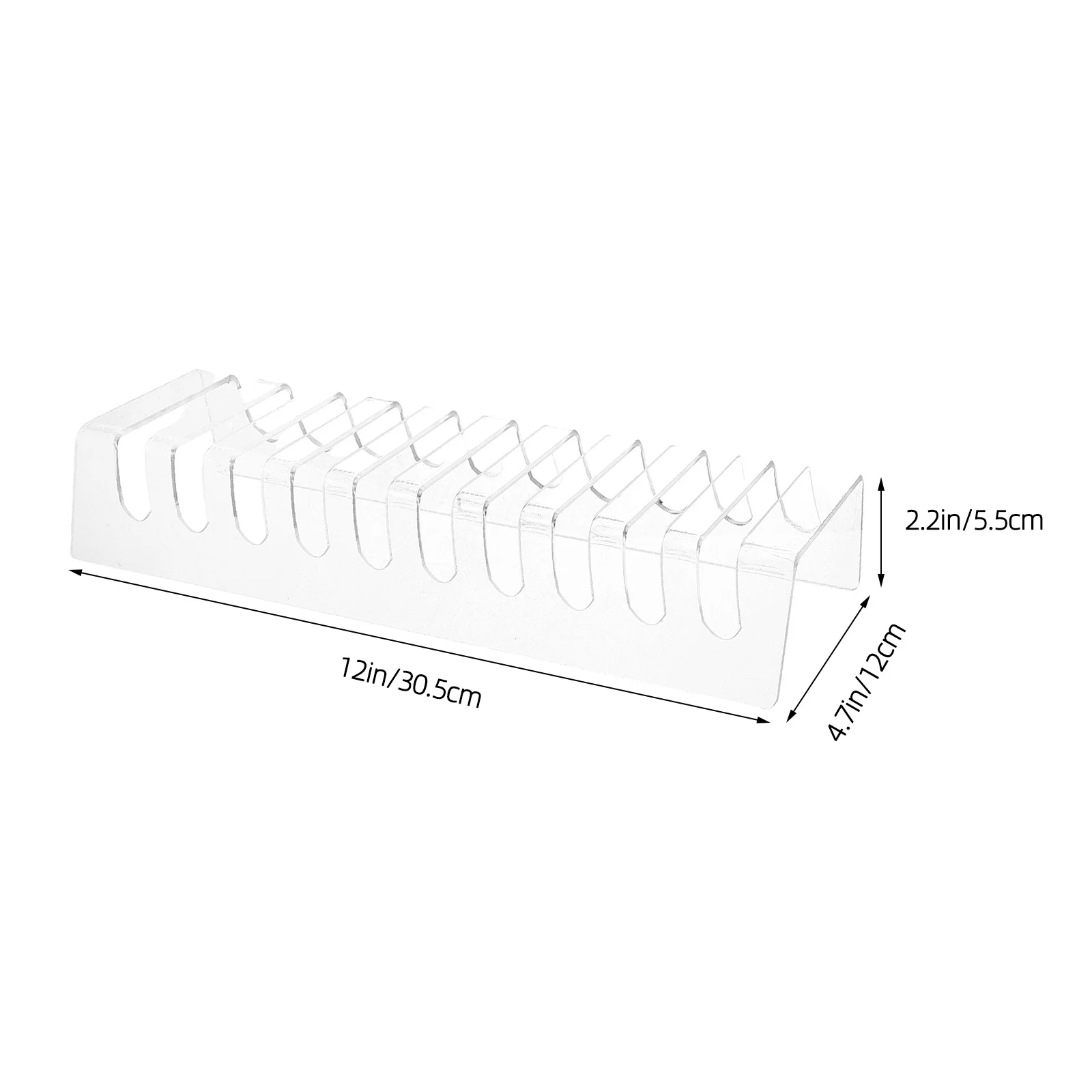 Clear Acrylic Phone Holder Stand For Desk Tablet Storage Display Organizer Mobile Device Rack Classroom Charging Station