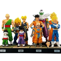 Dragon Ball Z Action Figure Anime DBZ Kuririn Yamcha Trunks Gohan Vegeta Figuras Toy Super Saiya Model Manga Figurine GK Statue
