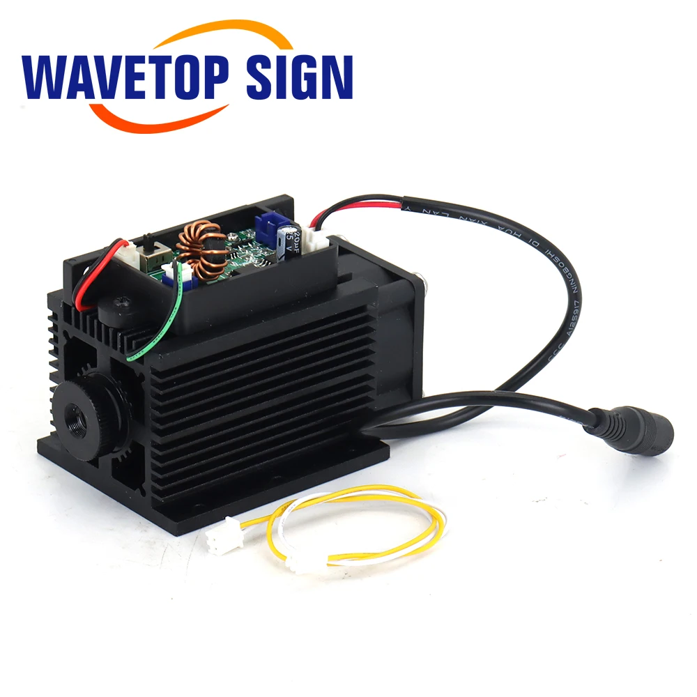 WaveTopSign 450nm 12V High Power Blue Violet Laser Module 7w 10w for Laser Engraving Machine Acessories