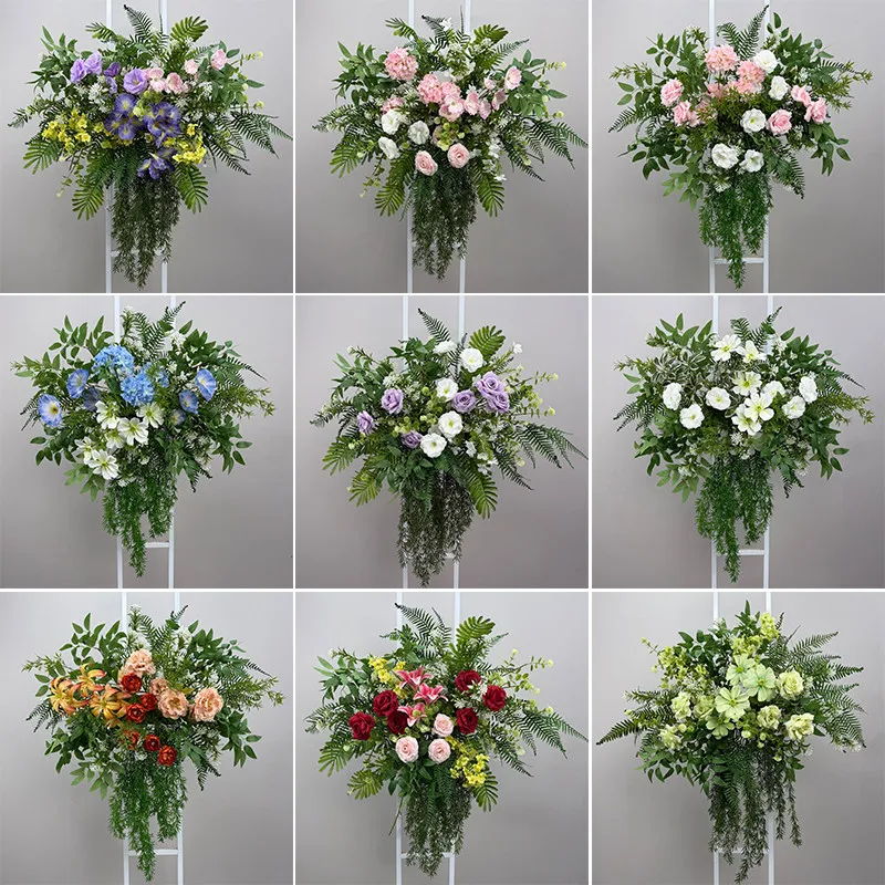 New wedding simulation  hanging  road leading fake  point  ground arrangement flower engagement