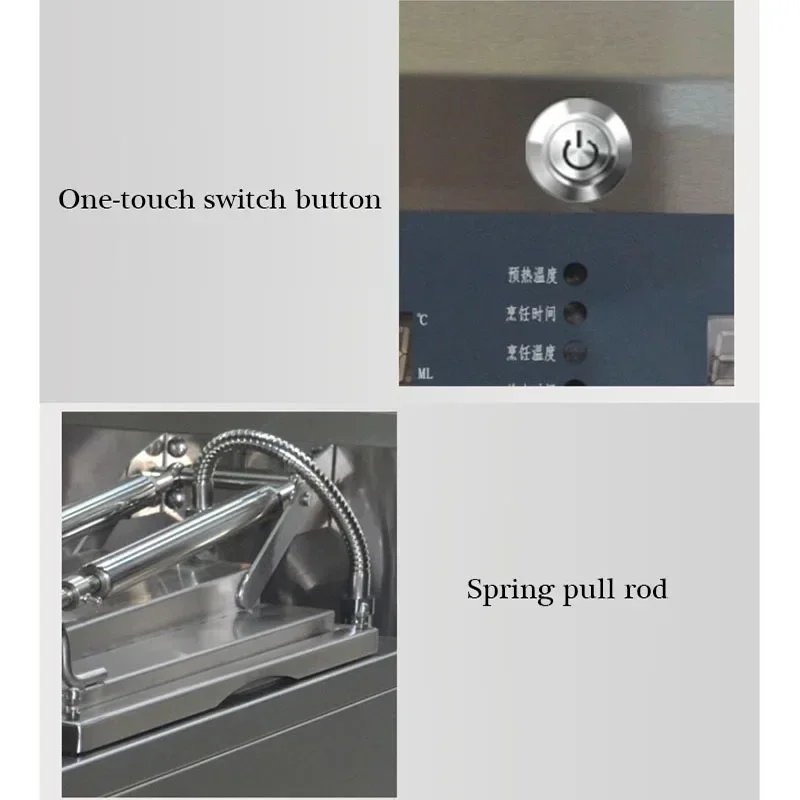 Horno eléctrico comercial para panqueques y crepé, pan chino frito, máquina eléctrica para freír dumplings Chow Mein