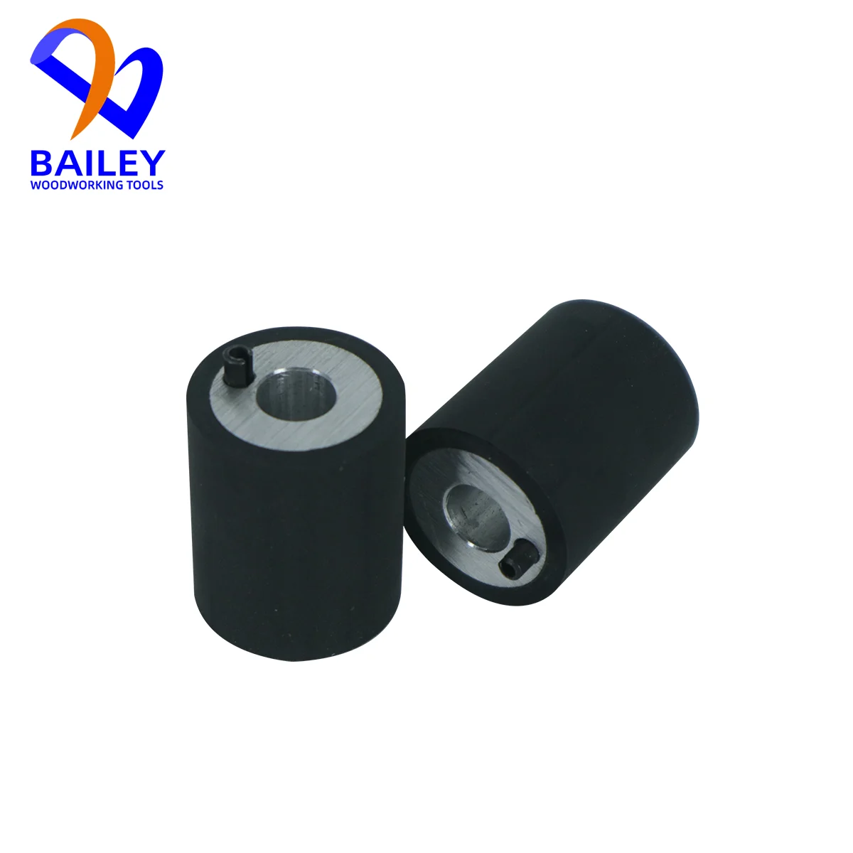 BAILEY Homag 엣지 밴더용 오리지널 고무 인피드 롤러, 목공 도구 2-007-11-1280, 33.2x40mm, 1 쌍