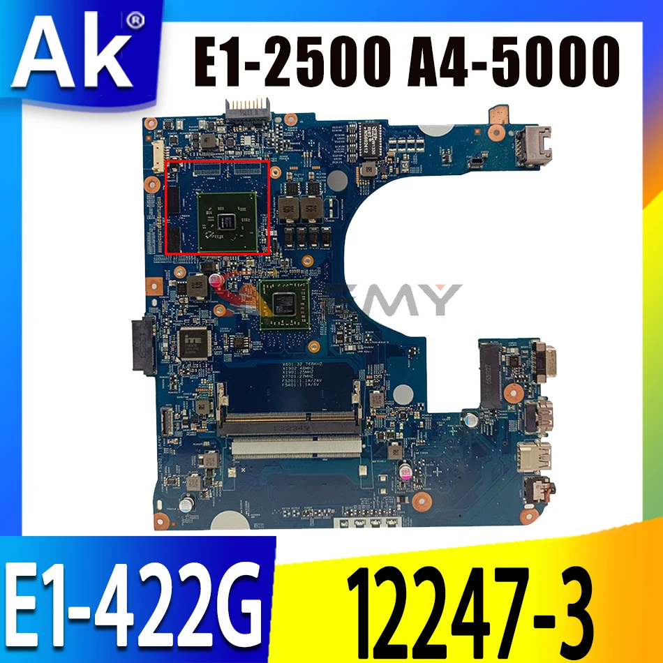 

Материнская плата для ноутбука Acer Aspire E1-422 E1-422G 12247-3 48.4ZF01.031 48.4ZF02.031 A4-500 протестирована нормально
