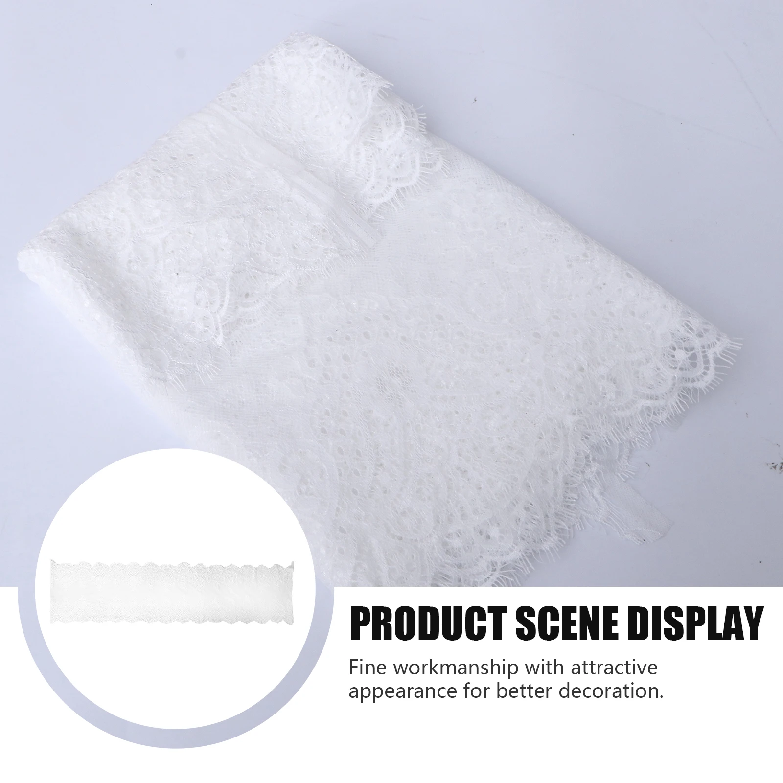 Lace Table Runner White Embroidered Dust Proof Wedding Party Decorations Tablecloth Classic Elegant Fine Workmanship Easy Clean