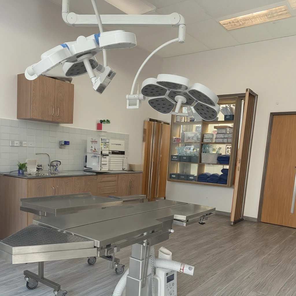 TX04-LED5 Vet Surgical Light Ceiling Mounting Operation Light Exam Lamp LED Surgery Shadowless Lamp