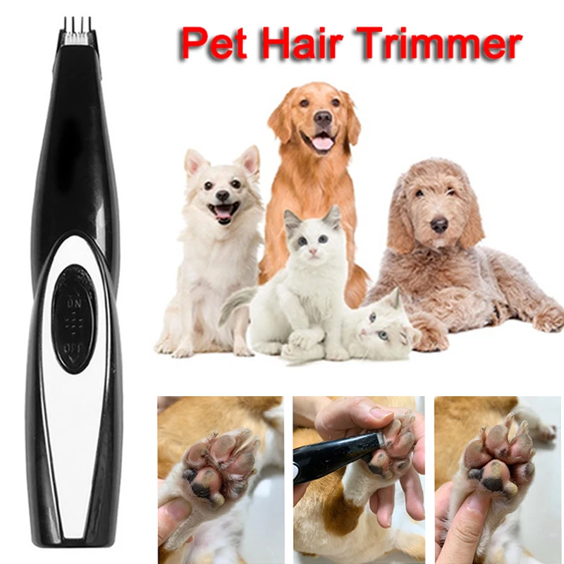 Rechargeable Professional Pets Hair Trimmer Cordless Pet Hair Clipper Grooming Kit For Dog Cat Rabbit Pet Foot Clipper Grooming