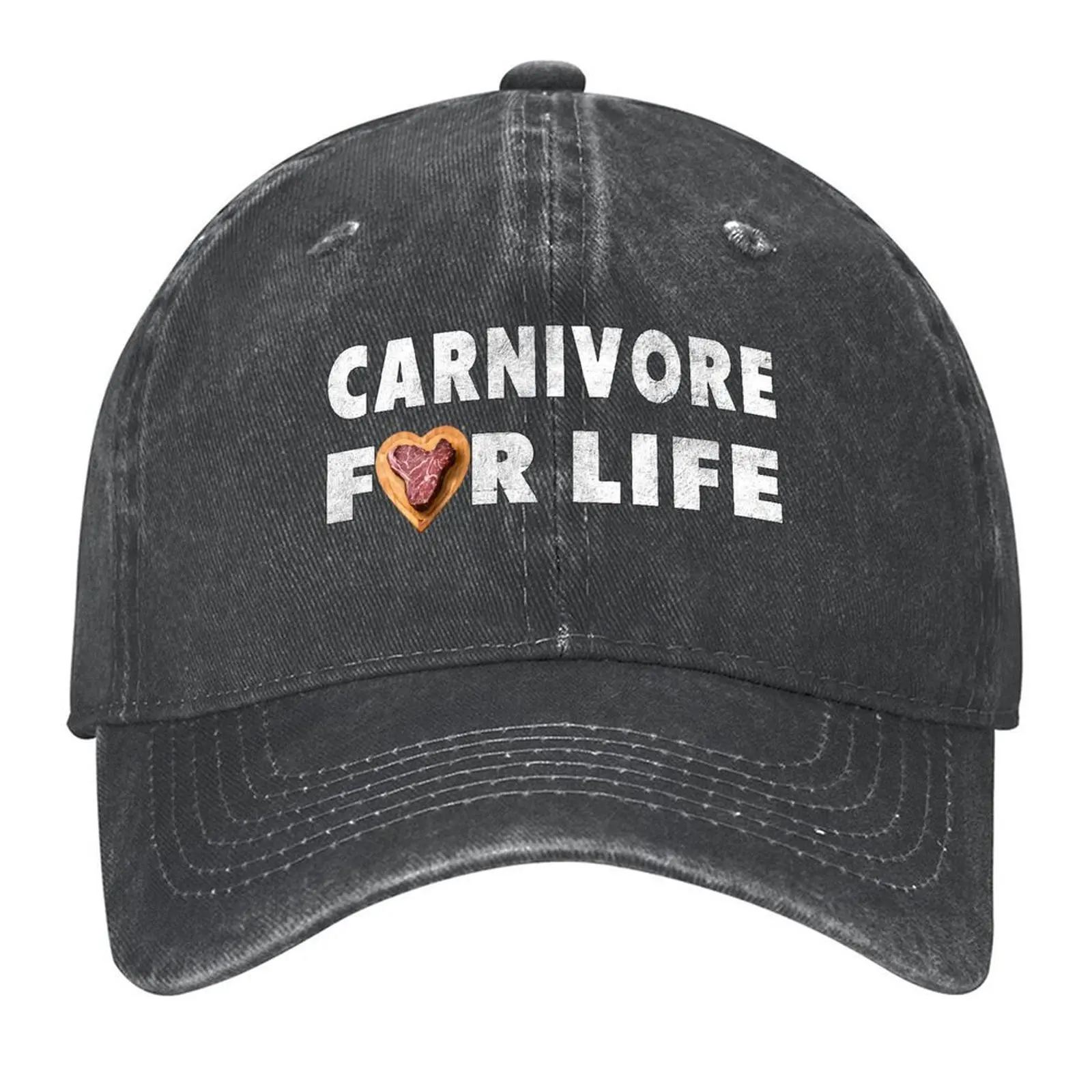 

CARNIVORE FOR LIFE, For Carnivore, Meat Eater, Healthy Lifestyle Choices Baseball Cap Beach Bag Anime Hat Men Golf Wear Women's