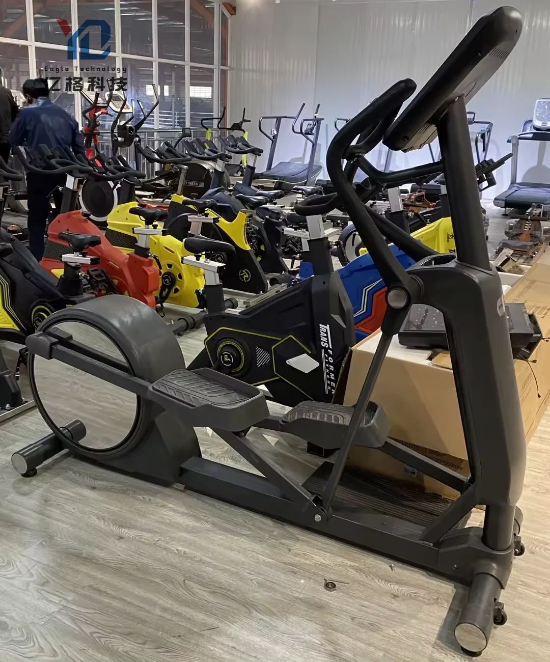 YG-E007 Yg Fitness Commerciële Elliptische Machine Aërobe Fiets Voor Lichaamsoefening Aangepaste Oem