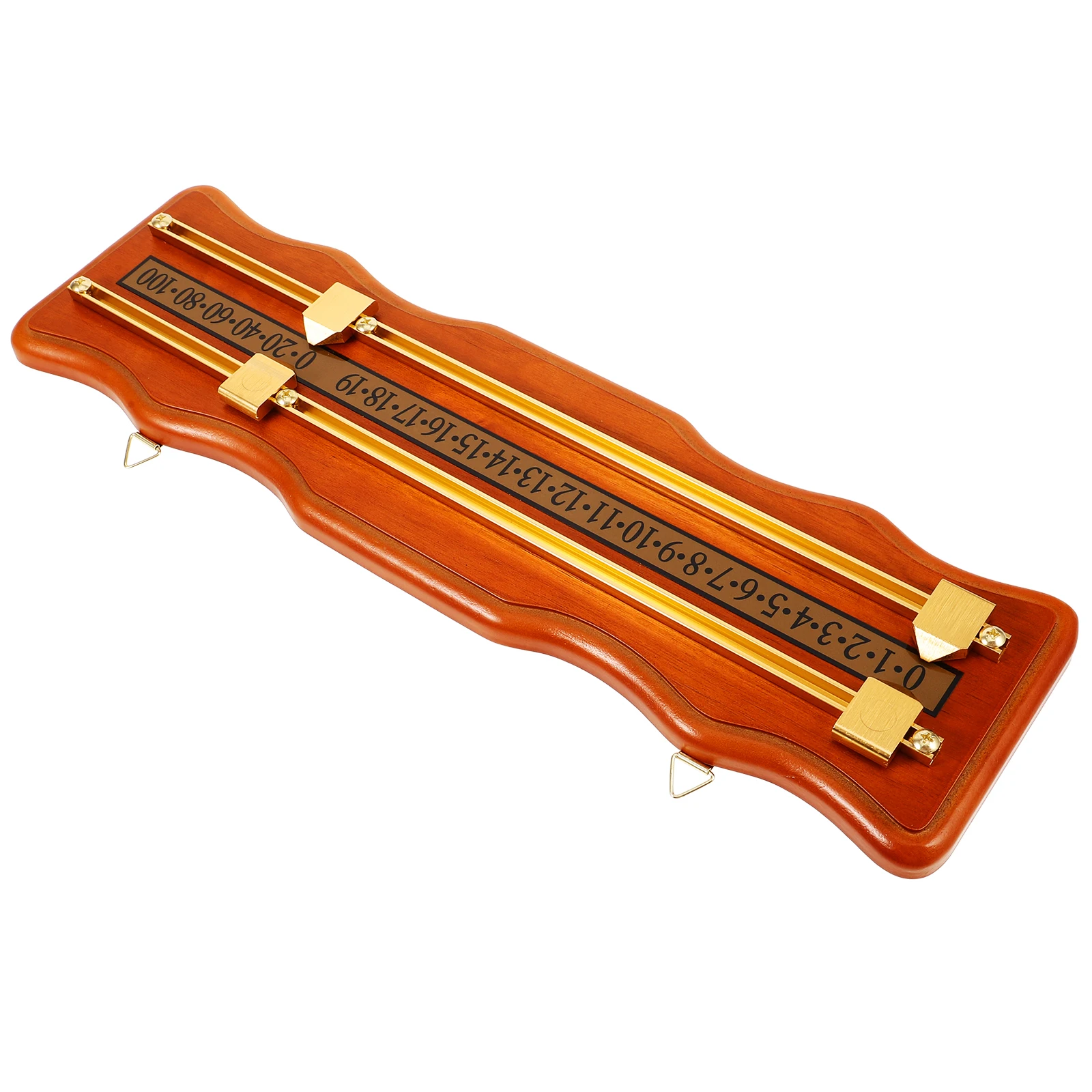 

Professional Billiard Scorer Board Multifunction Scorecard Light Brown Portable Snooker Scoreboard Sport Keeper Table Game