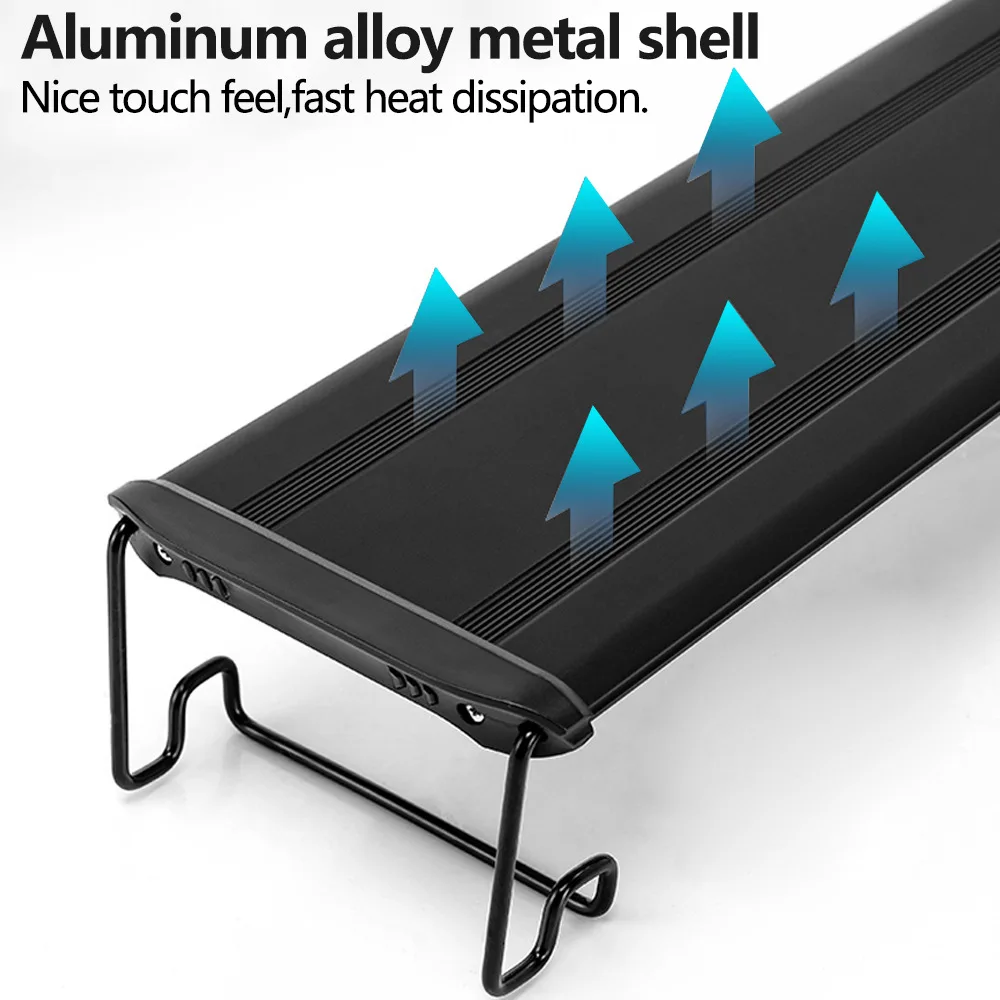 

Full Spectrum Fish Tank Reef Light LED Aquarium Light,Fixture For Plants Fish,26-116CM,Adjustable Brightness,Time Setting