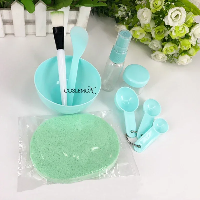 9pcs DIY Facemask Face Mask Mixing Bowl Set Stick Spoon Facial Skin Care Silicone Makeup Brushes Spatula Beauty Cosmetic Tools