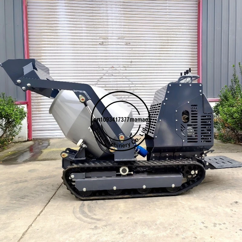 Customized Self Loading Small Crawler Concrete Mixer Truck Concrete Cement Mixer Truck Hot Sale