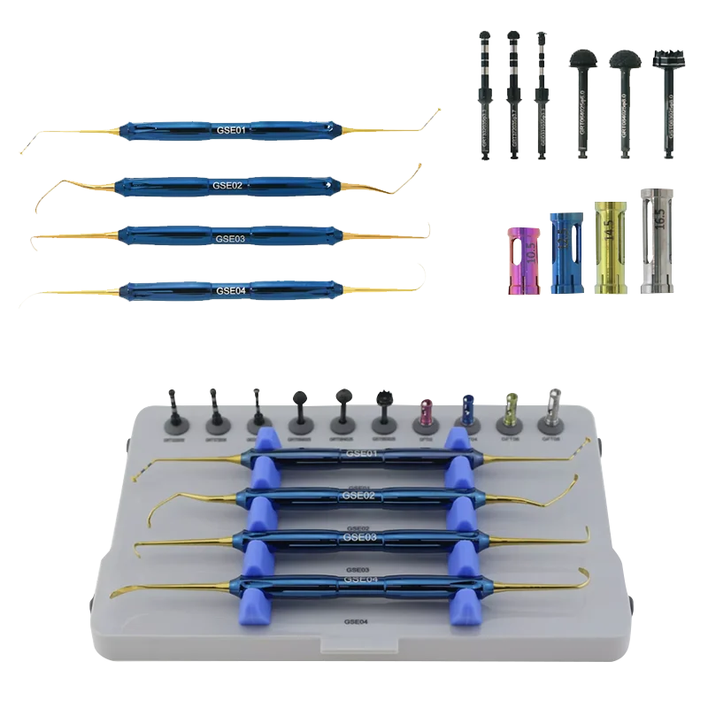 DASK Dentium Kit Dental Advanced Sinus Lift Drill Diamond Bur Elevation Implant Instrument