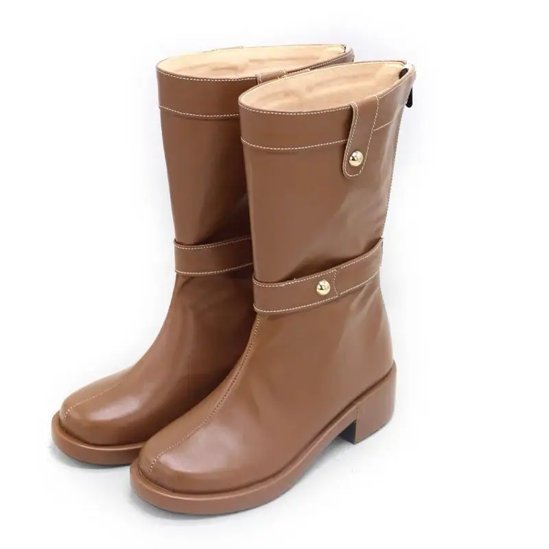SIZE 35-42 Frieren Cosplay Boots Anime Frieren Beyond Journey's End Cosplay Shoes Halloween Party Role Play Platform Shoes