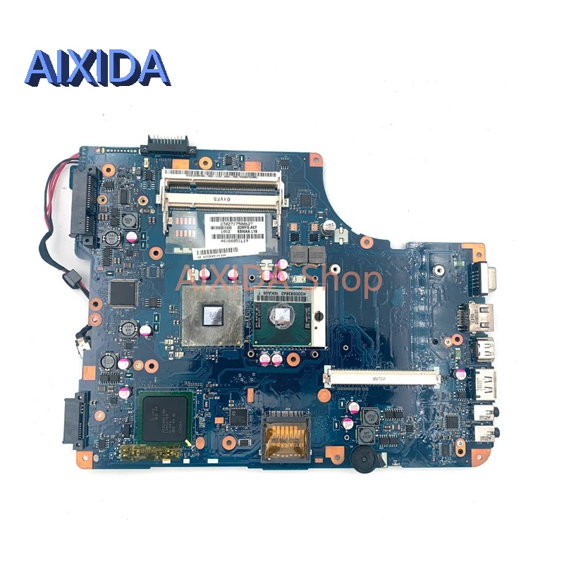 AIXIDA KSWAA LA-4981P K000080430 Laptop Motherboard For Toshiba Satellite L500 L550 Mainboard GM45 DDR2 Free CPU full tested