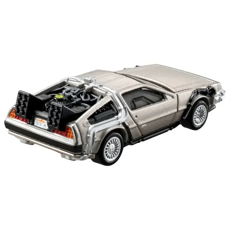 TAKARA TOMY Tomica Unlimited TP07 Back To The Future DeLorean DMC-12 Alloy Toys Motor Vehicle Diecast Metal Model Gifts