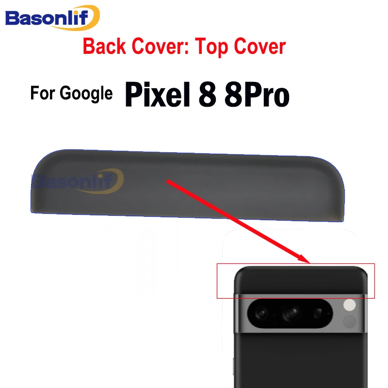 

Задняя верхняя крышка Basonlif для Google Pixel 8 8 Pro, верхняя задняя крышка, панель, рамка корпуса, запасная часть