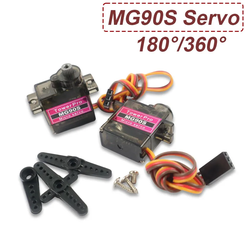 1/2/4Pcs SG90 MG90S 9g Digital Mini Micro Servo 180/360Degree for Rc Helicopter Airplane Mini Boat Car MG909G Trex 450 RC Robot 