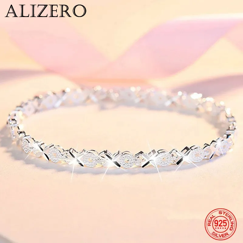 High Quality 925 Sterling Silver Fashion Multiple Styles Bracelet Chain For Women Fashion Wedding Party Beautiful Jewelry Gift