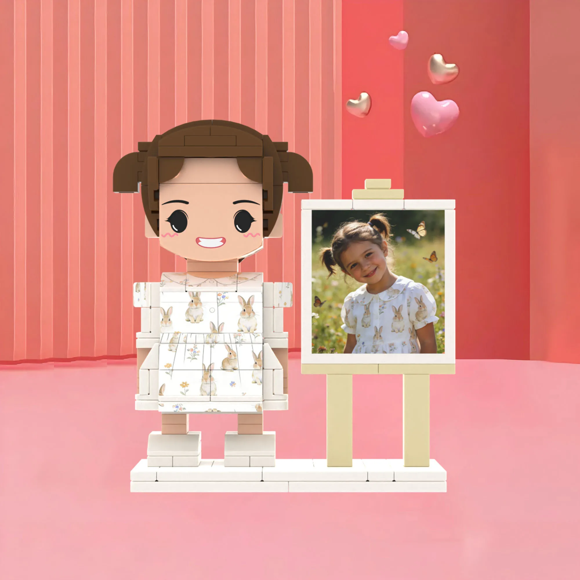 

Person My Custom Brickfigures Character Small Particle Granules Photo Customization Handmade Toy Building Blocks Ornament