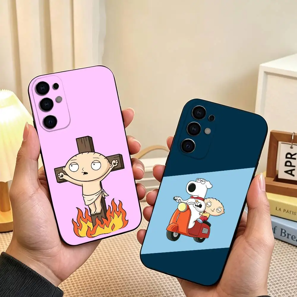 Comic Cartoon FamilyES GuyES Phone Case For Samsung S26,S25,S24,S23,S22,S21,S30,Ultra,Plus,Fe,Soft Silicone Black Cover Gift
