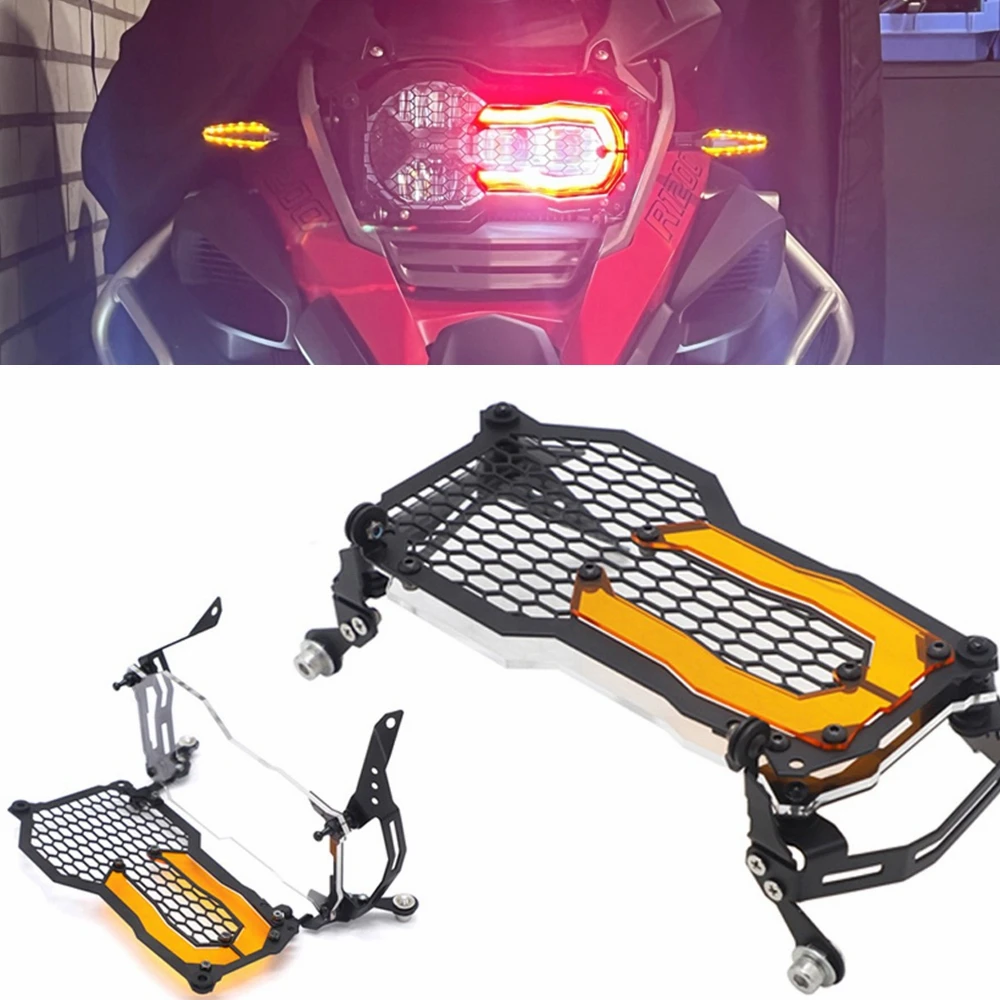 Motorcycle Headlight Protector Grille Guard Cover For BMW R1250GS Adventure 40th Anniversary Edition 1250 GS LC ADV Accessories