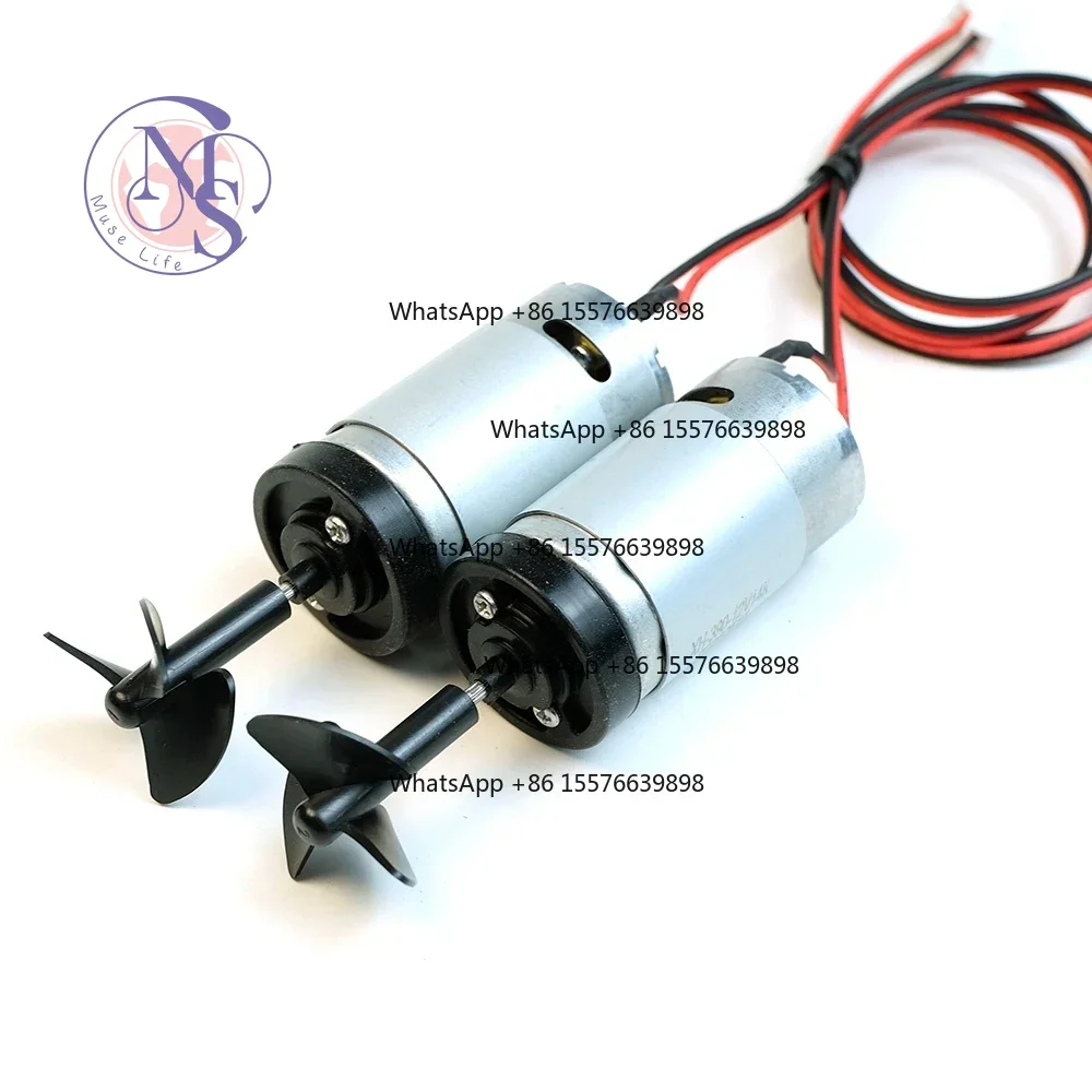 6V-12V Waterproof 390 Thruster Motor, 13000RPM, For RC Bait Boat Propulsion Part
