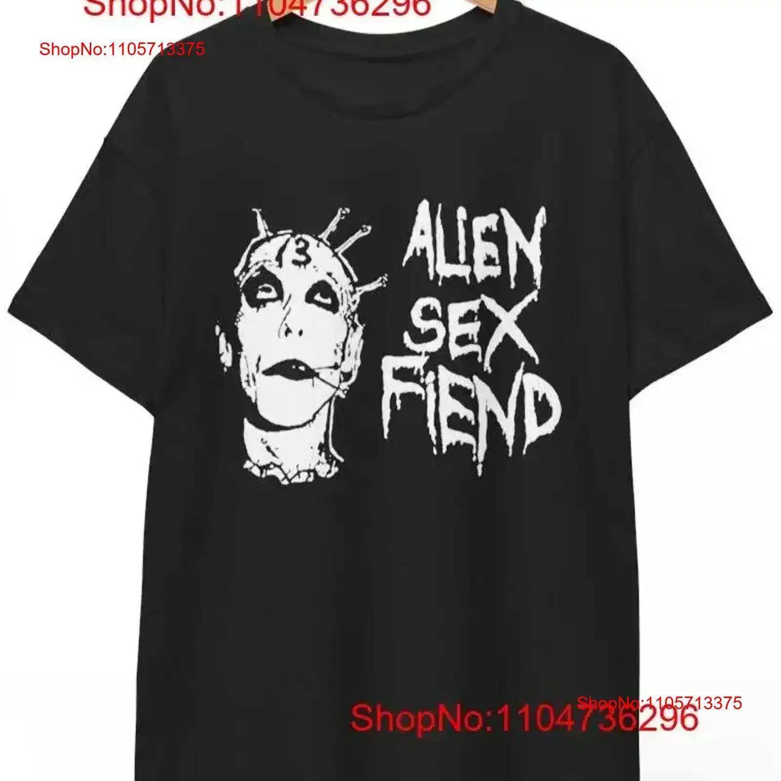 Alien Sex Fiend T Shirt Official Gothic Deathrock Goth Batcave vintage Washed fashion Soft graphic Comfortable vintage Washed