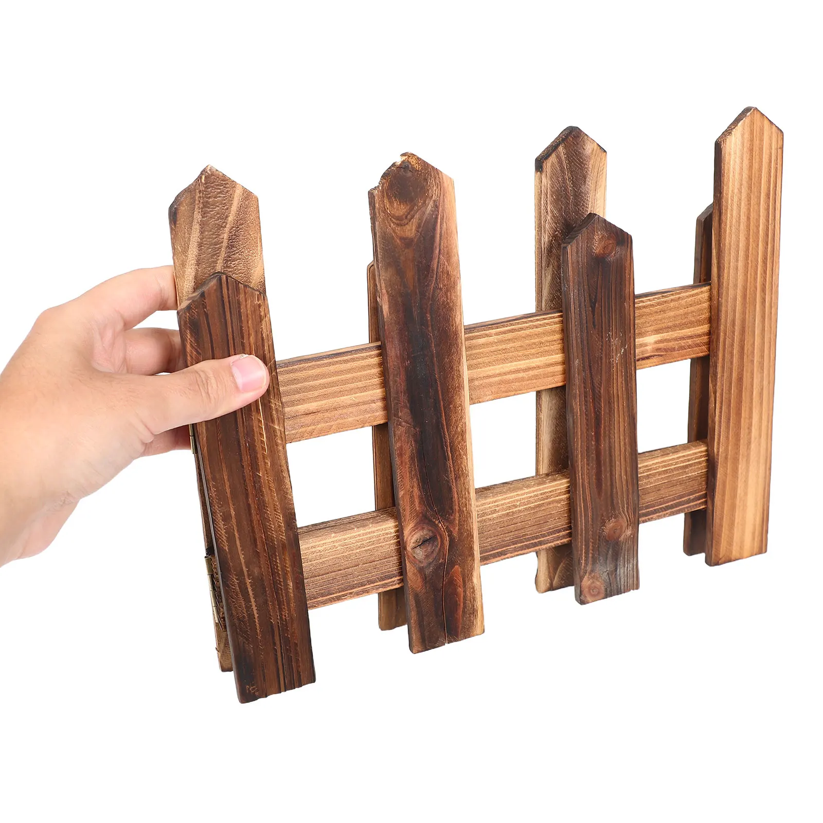 

Christmas Tree Fence Wooden Picket for Pets - Detachable Yard Garden Edging Border Protector Xmas Tree Decor Outdoor Courtyard