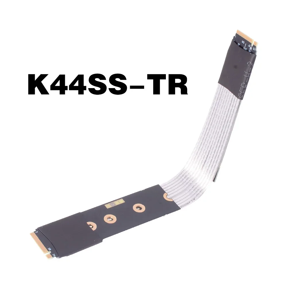 K44SS-TR M.2 NVMe Gold Finger Male To Male Signal Exchange NVMe X4 PCIe Gen4 Full Speed Signal Docking Adapter Extension Cable