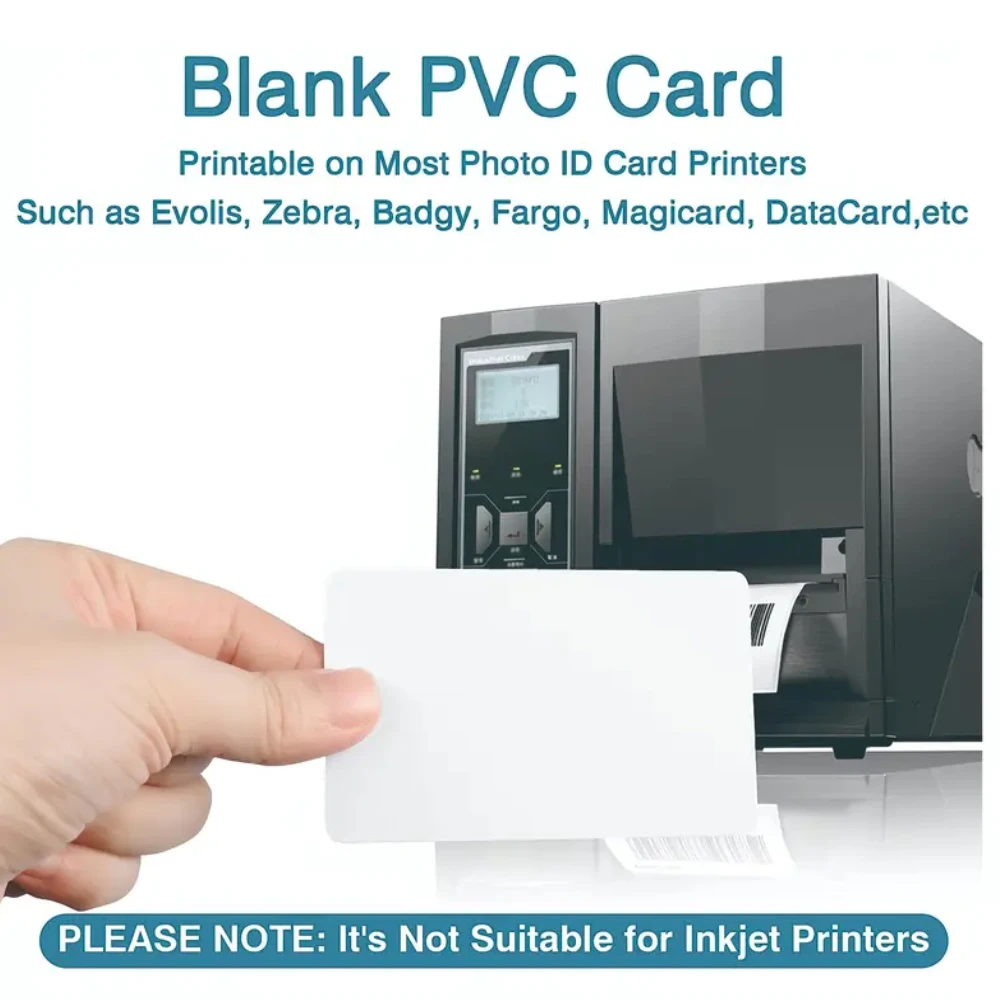 230pcs 30mil Matte Blank PVC Cards CR80 Printable for ID Business Membership Loyalty DIY Collectible Game Cards