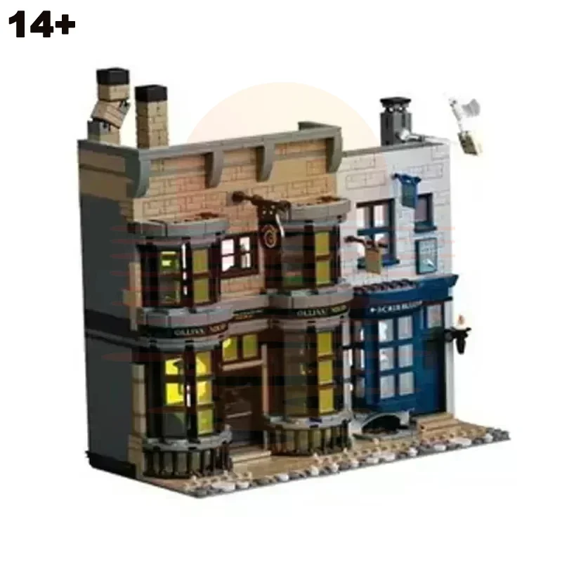 5544pcs Diagonal Lane Building Adjacent Alley Street View Model The Of Home Decor Christmas Gifts view 5