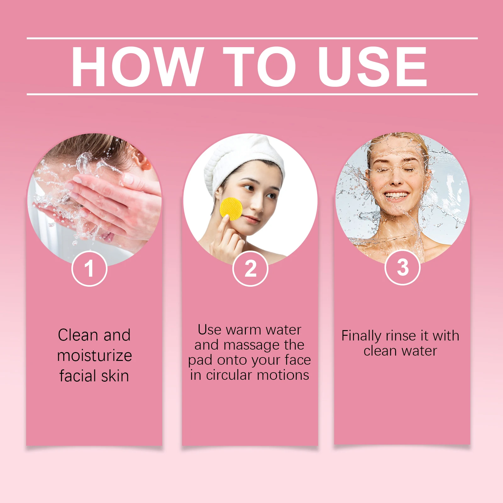 Jaysuing Kojic Acid 심황 면 타블렛 부드럽게 얼굴 모공을 깨끗하게 보습 및 브라이트닝 Kojic Acid 면 타블렛 3pcs