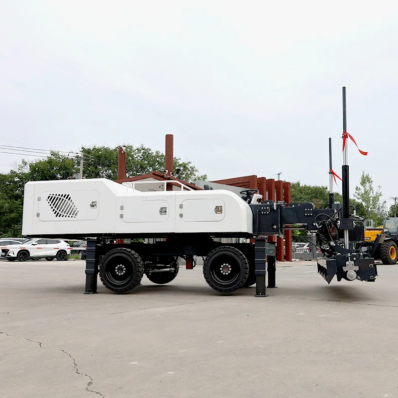 Factory Wholesale Telescopic Arm Boom Type Automatic Self Leveling Laser Level Laser Screed Concrete Machine Customized