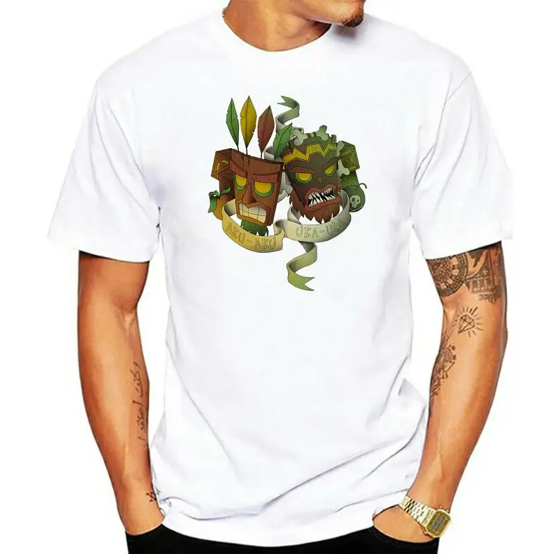 Aku Uka Brothers T Shirt Crash Summer T-shirt Men Team Racinger Tshirt Cotton Tops Tees RAC Game Clothes Racer Car Mask