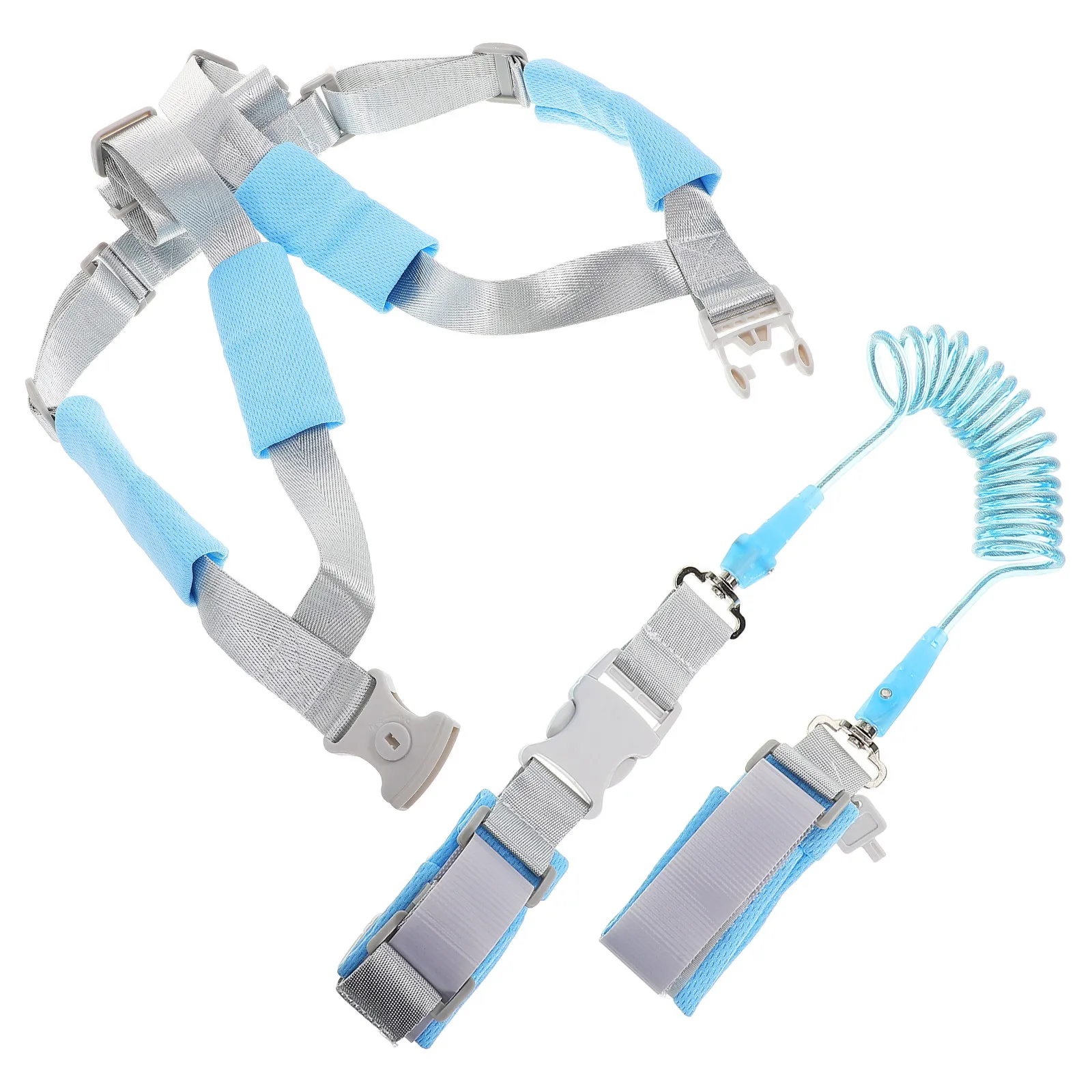 

Baby Toddler Anti-Lost Wristband Adjustable Alloy Foam Soft Anti-Lost Hand Ring Traction Rope Safety Harness Leash for Walking