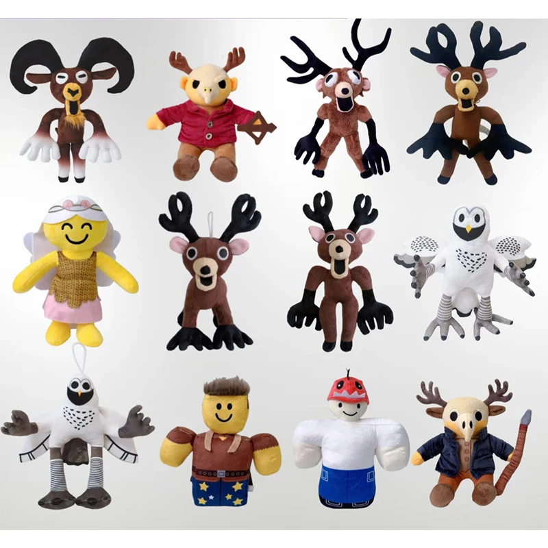 

New 99 Nights In The Forest Deer Plush ToysAnimals Deer Toy Fans Birthday Gifts Toys for Kids Halloween Gift