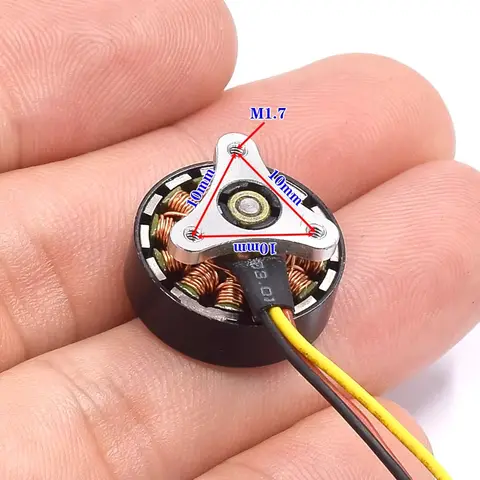 18mm 2S 7.4V Micro Mini 1503 Borstlös Motor 3100KV Höghastighets A/B Propeller För RC Drönare FPV Quadcopter UAV Flygplansmotor 10 best sales minimotor borstlös - №8