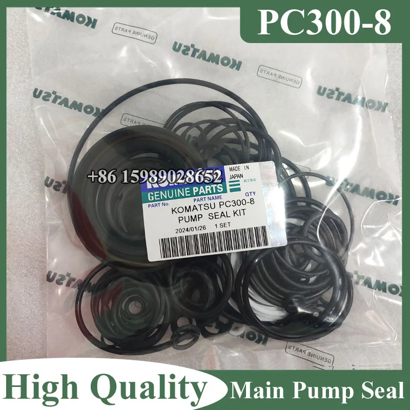 

PC300-8 Pump seal kits for Komatsu Excavator PC300-8 Hydraulic Main Pump Seal